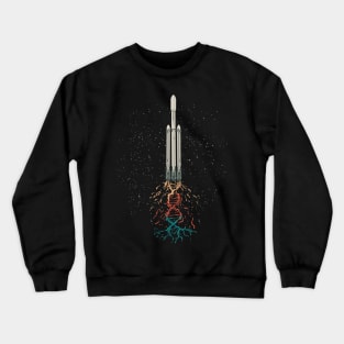 Space Rocket Crewneck Sweatshirt